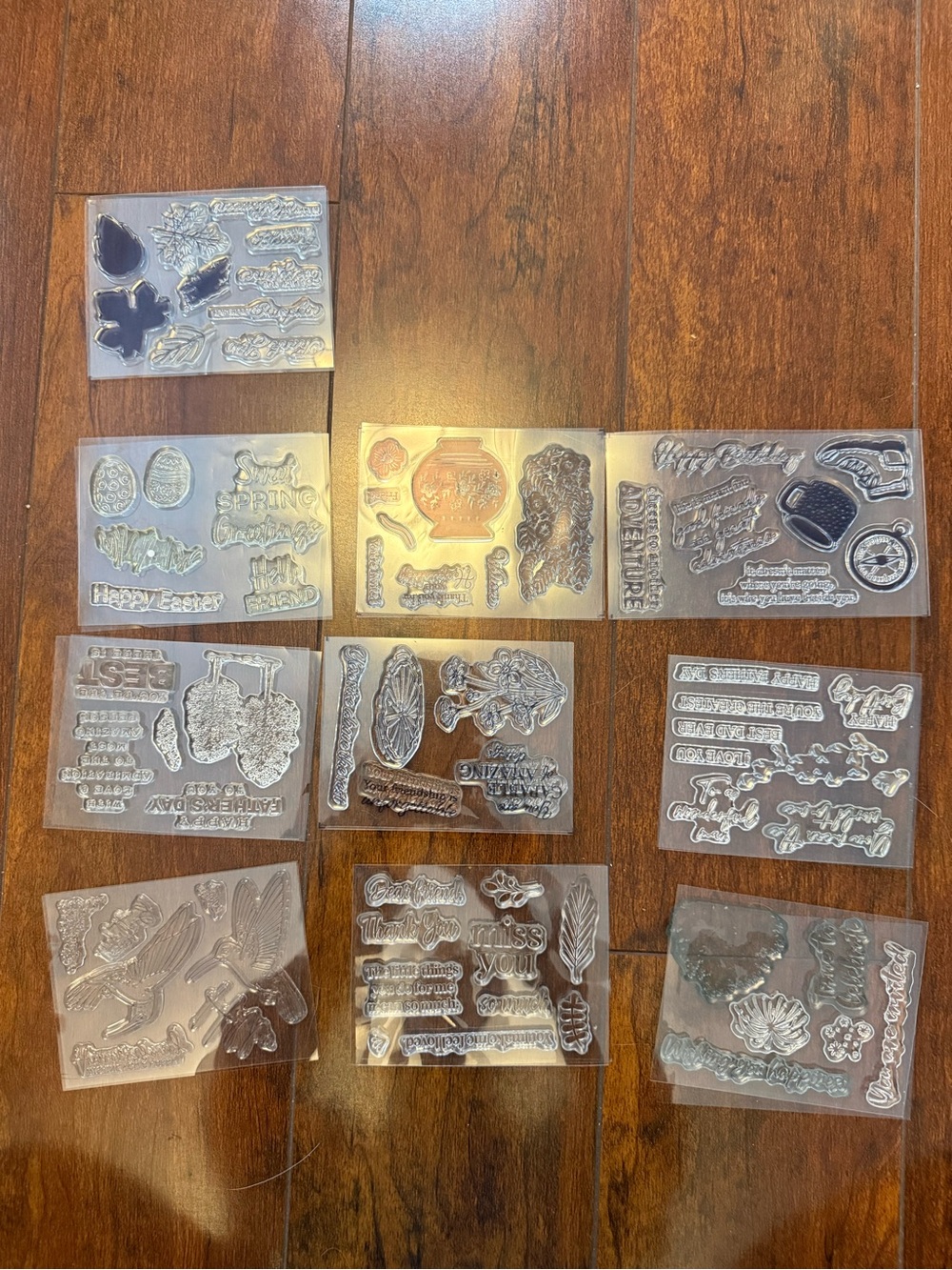 Stampin' Up! Clear Photopolymer Stamp sets: 77 assorted SLIGHTLY USED - Picture 8 of 9